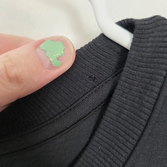 Athleta Black Santorini Cinch Sleeveless Stretchy Athleisure Midi Dress Size S - Picture 5 of 10